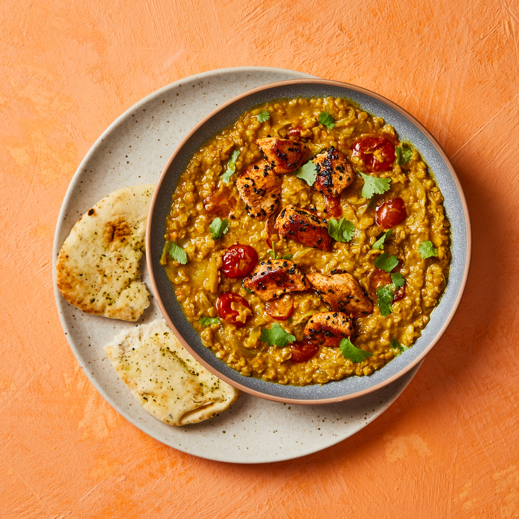 Chicken-Daal Balti